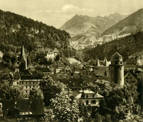 Feldkirch, Vorarlberg, Itävalta, 1935.