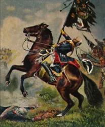 Kenttämarsalkka kreivi Schwerin 1684-1757. - Camphausenin maalaus, 1934.