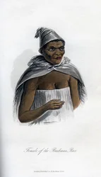 Bushman-rodun nainen, 1848
