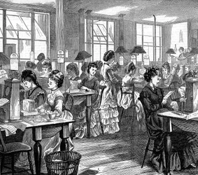 Naispuoliset lennätintyöntekijät, 1871