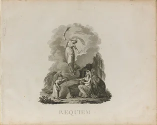 Wolfgang Amadeus Mozartin Requiem d-molli, K. 626, ensimmäinen painos, n. 1800.
