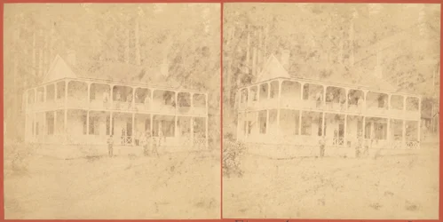 Flume House, Santa Cruz -vuoret, 1860-luku.