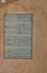 Folio Mir Ali Shir Nava