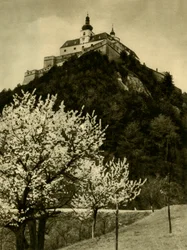 Forchtensteinin linna, Burgenland, Itävalta, 1935.