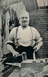 Terän takominen, vuodelta 1917