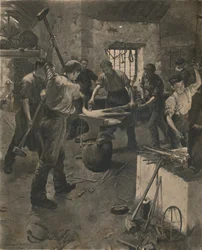 Ankkurin takominen, 1892.