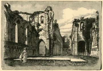 Fountains Abbey, 1898.