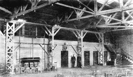 Ranska: Kirkon armeijaklubin sisätilat. Saksa, Bickendorf - 1919