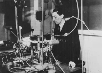 Frederic Joliot, ranskalainen fyysikko, c1930