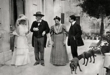 Frederic Mistral, ranskalainen kirjailija, 1906