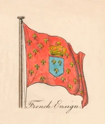 Ranskan lippu, 1838