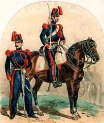 Ranskalaiset tykistön univormut, 1800-luku