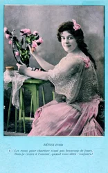 Ranskalainen postikortti, c1900