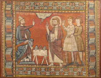 Fresko, jossa on Jalokivien ihme, 1200-luvun loppu - 1300-luvun alku.
