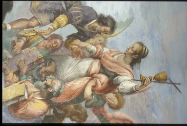 Freskot Palazzo Lomellinossa, Genovassa, Liguriassa, Italiassa