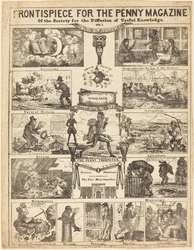 Tiedon levittämisyhdistyksen Penny-lehden etukappale: Vo, 1800-luku.
