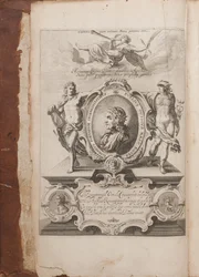 Etukappale Ovidian muotokuvalla, Metamorphoses, Oxford, 1632