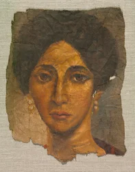 Hautajaiset naisen muotokuva, n. 138-192.