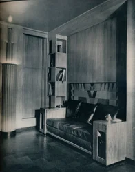 Yksityisen toimiston kalusteet ja sisustus. Suunnittelija Joseph Sinel, 1930