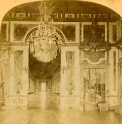 Gallery of Mirrors, Versailles, Ranska, 1800-luvun loppu.