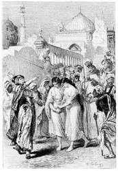 Ganemsin äiti ja sisar lähtevät Damaskoksesta, 1800-luku