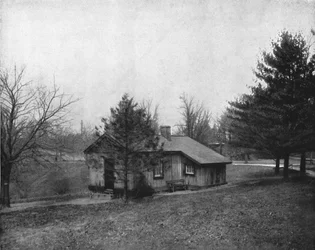 General Grantsin hirsimökki, Fairmount Park, Philadelphia, USA, c1900.