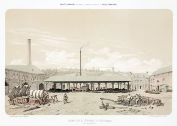 General Industrial Scenes Coal store, St Leonard, Liege, Belgia