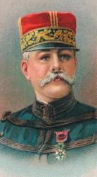 Kenraali Maurice Sarrail 1856-1929, liittoutuneiden komentaja Kreikassa ensimmäisen maailmansodan aikana, 1917
