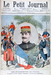 Kenraali OConnor, retkikunnan komentaja Figuigiin, Marokkoon, 1903.