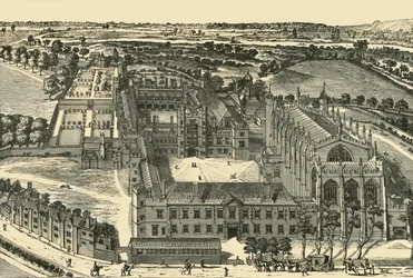 Yleinen näkymä Eton Collegesta, 1911.