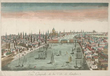 Yleiskuva Lontoosta, 1700-luku.