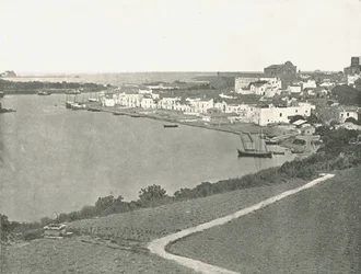 Yleiskuva, Brindisi, Italia, 1895.
