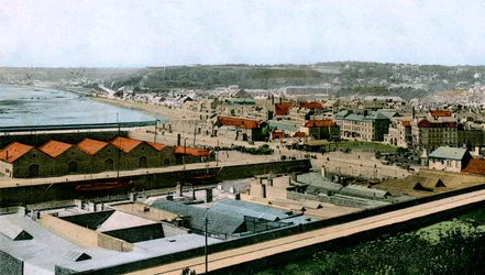 Yleiskuva St Helieristä, Jerseystä, 1906