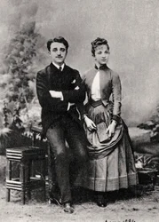 Georges ja Jeanne Hugo, ranskalaisen kirjailijan Victor Hugon lapsenlapset, 1884