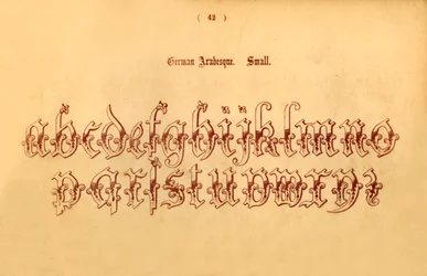 Saksan arabeski. Pieni, 1862