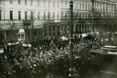 Saksalaiset vangit Varsovassa, 1919.