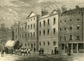 Giltspur Street Compter, 1840, c1872.
