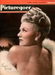 Ginger Rogers 1911-1995, yhdysvaltalainen näyttelijä, 1945