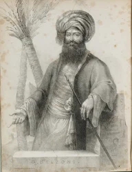 Giovanni Battista Belzoni 1778-1823 Frontispiece elokuvasta Narrative of the Operations ja Recent Disco