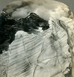 Jäätikkönäkymä Kanadan kalliovuorilla..., eKr., Kanada, 1903.
