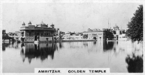 Kultainen temppeli, Amritsar, Intia, 1925