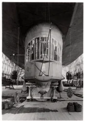 Zeppelin-ilmalaivan gondoli, Bodenjärvi, Saksa, c1909-1933 1933