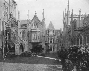 Grace Church and Rectory, New York, USA, 1900.