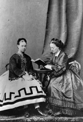 Venäjän suurherttuatar Maria Aleksandrovna ja Anna Tyutcheva, 1864