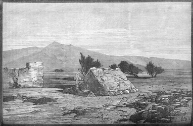 Majuri Blackwoodin ja kuudennenkymmenennen kuudennen rykmentin miesten haudat, Maiwand, c1880