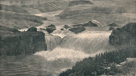 Yellowstone-joen suuret putoukset, 1873, 1883