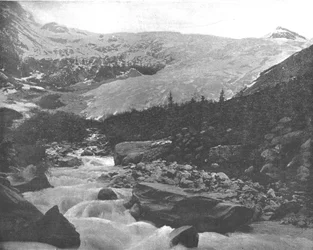 Great Glacier, Selkirk Mountains, Kanada, 1900.