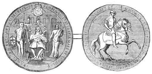 Yrjö II:n suuri sinetti, 1700-luvun puoliväli, 1800-luku