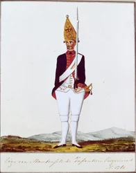 Zöge von Manteuffelin rykmentin kranaadieri, 1762