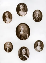 Ryhmä muotokuvia, 1700-luvun loppu - 1700-luvun alku 1906